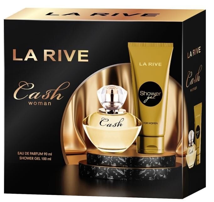 La Rive Cash Woman -setti naisille: parfyymi EDP, 90 ml + suihkugeeli, 100 ml hinta ja tiedot | Naisten hajuvedet | hobbyhall.fi