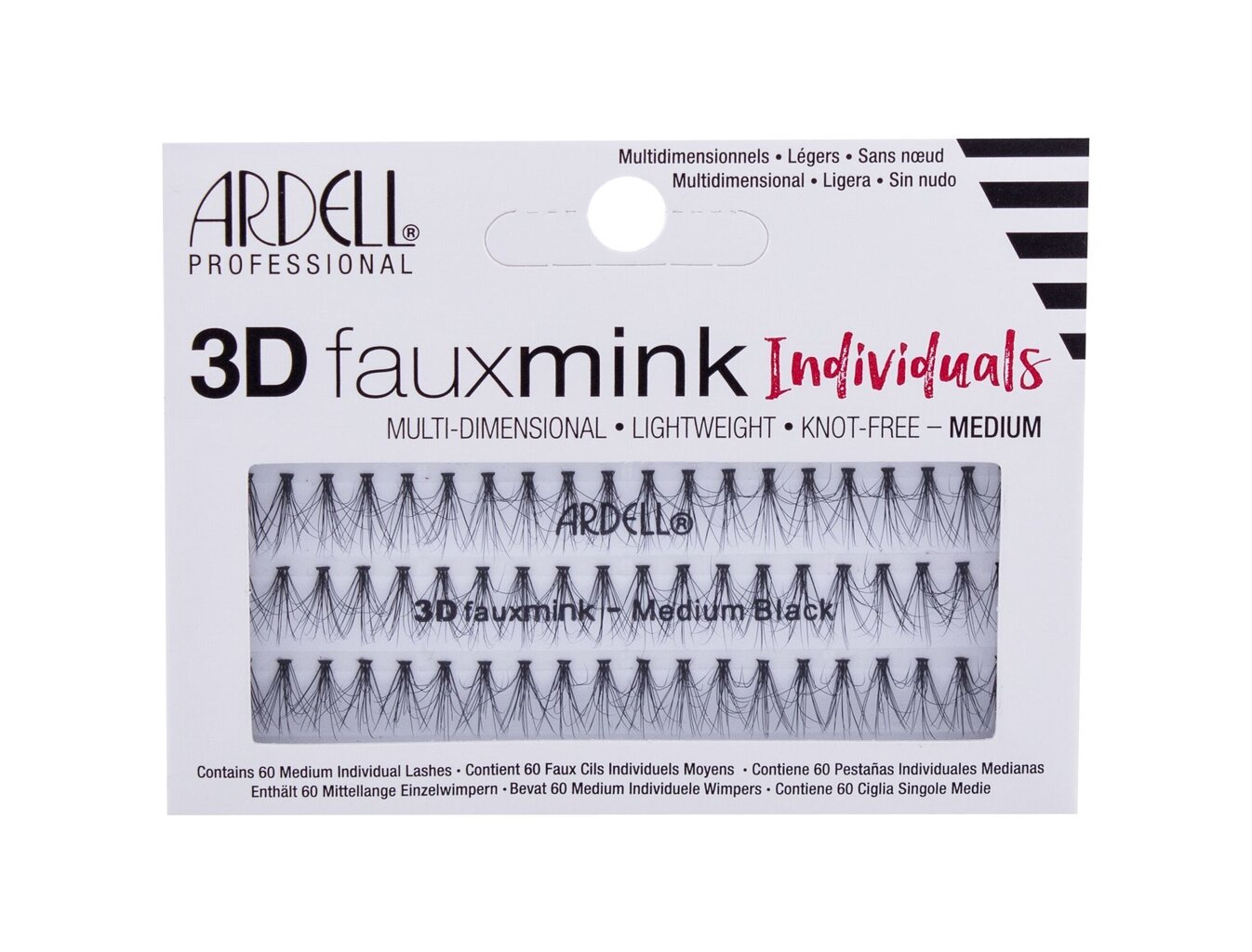 Liimattavat ripsitupsut Ardell Duo 18350 Individuals 3D Faux Mink KF M, 60kpl. hinta ja tiedot | Irtoripset ja ripsentaivuttimet | hobbyhall.fi