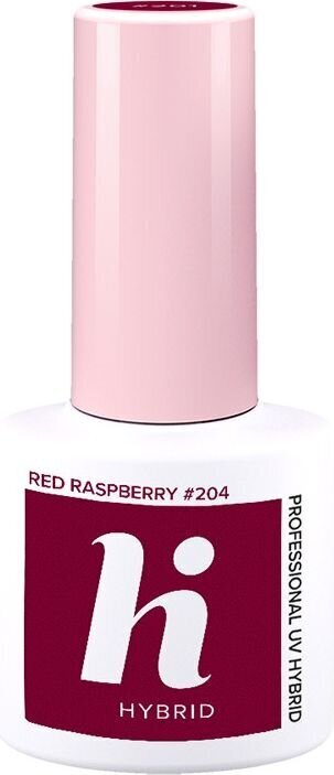 Hi Hybrid 204 Hybridikynsilakka Red Raspberry 5ml hinta ja tiedot | Kynsilakat ja kynsienhoitotuotteet | hobbyhall.fi