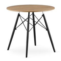 Pöytä TOD80, ruskea. hinta ja tiedot | Ruokapöydät | hobbyhall.fi