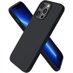 Mocco Ultra Slim Soft Matte Apple iPhone 14 Pro Max:lle, musta hinta ja tiedot | Puhelimen kuoret ja kotelot | hobbyhall.fi