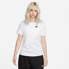 Nike naisten T-paita NSW TEE CLUB, valkoinen hinta ja tiedot | Naisten T-paidat | hobbyhall.fi