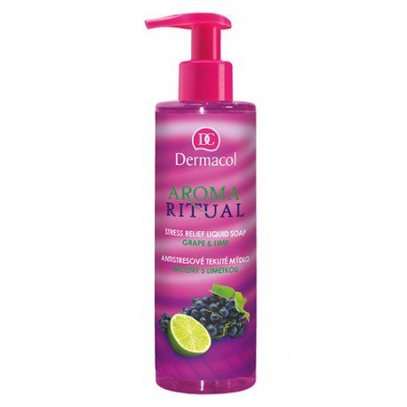 Vesisaippua Dermacol Aroma Ritual Grape&Lime 250 ml hinta ja tiedot | Saippuat | hobbyhall.fi