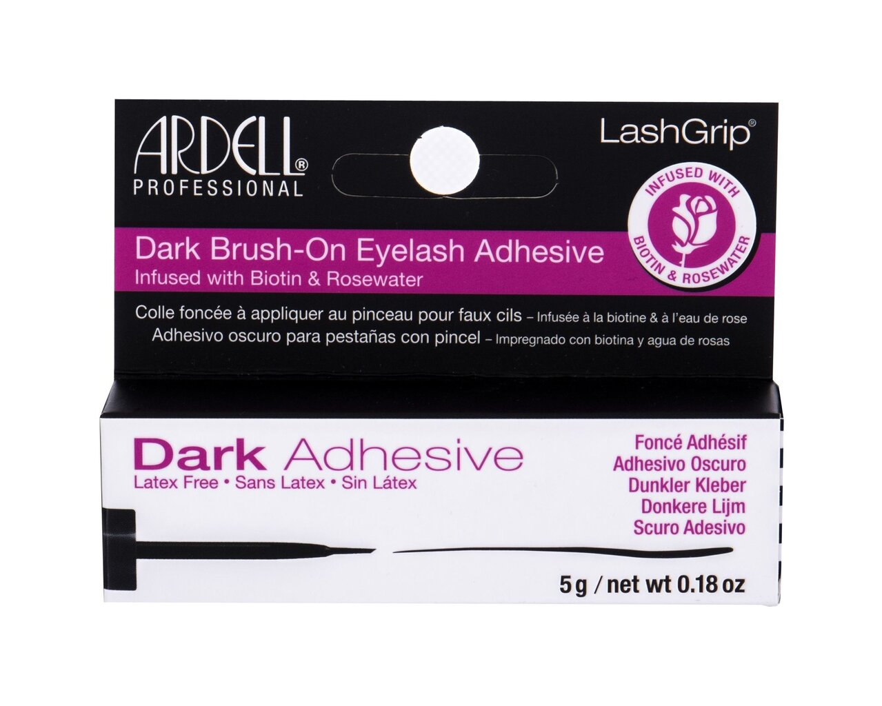 Ripsiliima Ardell LashGrip Brush-On Dark Adhesive Dark, 5 g hinta ja tiedot | Irtoripset ja ripsentaivuttimet | hobbyhall.fi