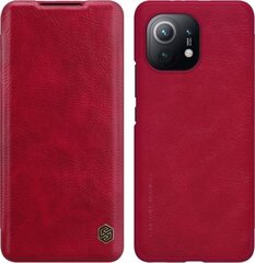 Nillkin Qin Xiaomi Mi 11, punainen hinta ja tiedot | Puhelimen kuoret ja kotelot | hobbyhall.fi