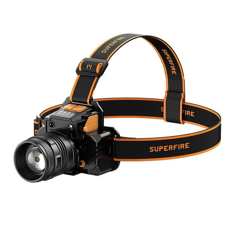 Ajovalot Superfire HL58, 350lm, USB hinta ja tiedot | Retkilamput | hobbyhall.fi