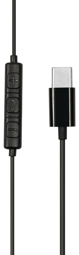 Nappikuulokkeet mikrofonilla HL-W110, USB-C, musta hinta ja tiedot | Kuulokkeet | hobbyhall.fi