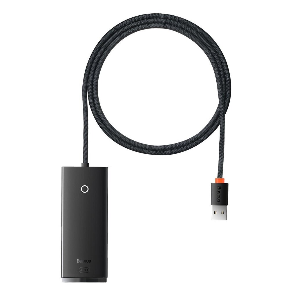 Baseus Lite Series HUB USB-A to 4xUSB-A 3.0 5Gb/s (WKQX030101) hinta ja tiedot | Adapterit | hobbyhall.fi