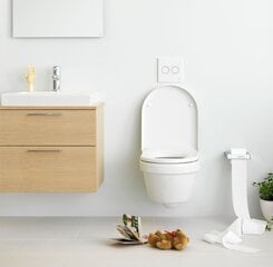 Gustavsberg Hygienic Flush 5G84HR01 seinään asennettava WC SC-kannella hinta ja tiedot | WC-istuimet | hobbyhall.fi