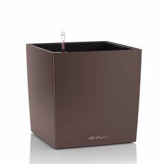 Lechuza Cube Color 40 Kukkaruukku, espresso metallic hinta ja tiedot | Kukkaruukut | hobbyhall.fi