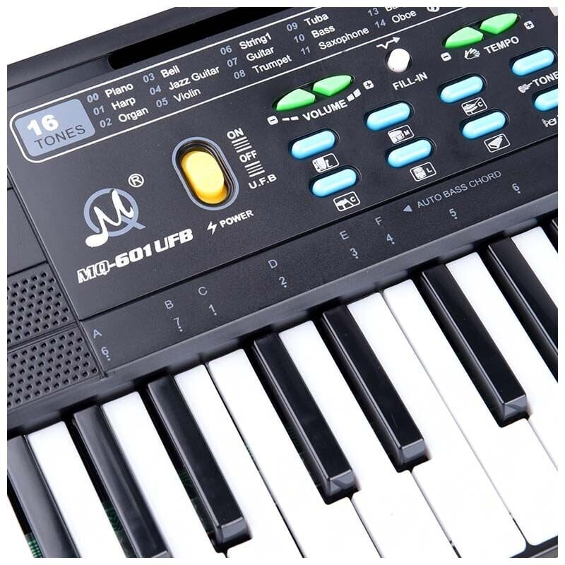 Lasten syntetisaattori MQ 601 UFB KEYBOARD hinta ja tiedot | Kosketinsoittimet | hobbyhall.fi