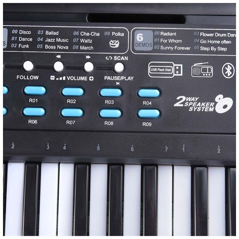 Lasten syntetisaattori MQ 601 UFB KEYBOARD hinta ja tiedot | Kosketinsoittimet | hobbyhall.fi