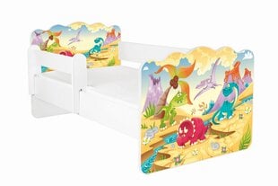 ALEX 32 -lasten sänky, 160 cm x 80 cm, sisältää myös patjan sekä irrotettavissa olevan turvakaiteen hinta ja tiedot | Lastensängyt | hobbyhall.fi