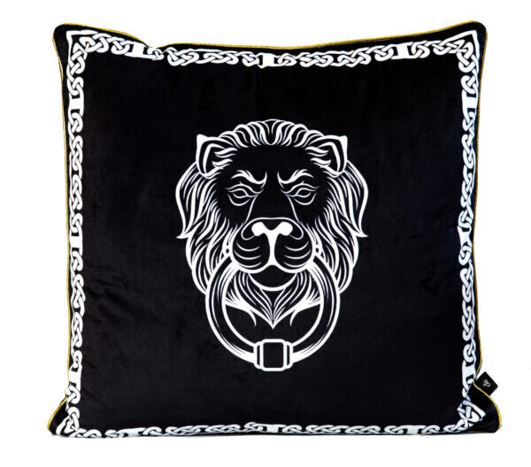 Total Chic Black -koristetyynynpäällinen, 45 x 45 cm, musta / valkoinen hinta ja tiedot | Koristetyynyt ja tyynynpäälliset | hobbyhall.fi