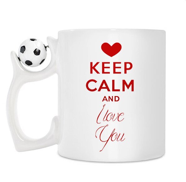 Muki KEEP Calm and I Love You hinta ja tiedot | Hauskat mukit | hobbyhall.fi