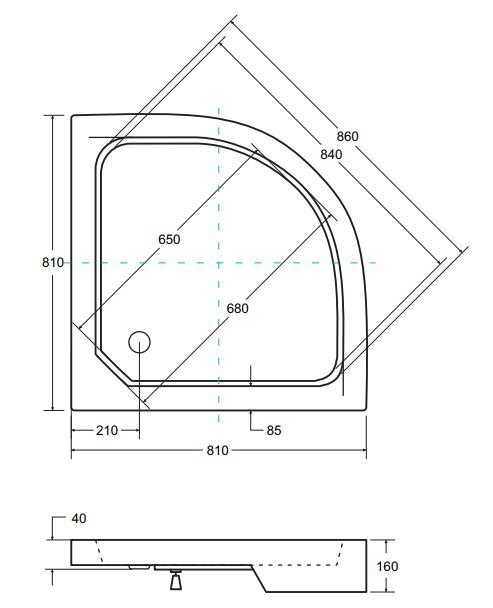 Suihkualusta PMD Piramida Alex hinta ja tiedot | Suihkualtaat | hobbyhall.fi