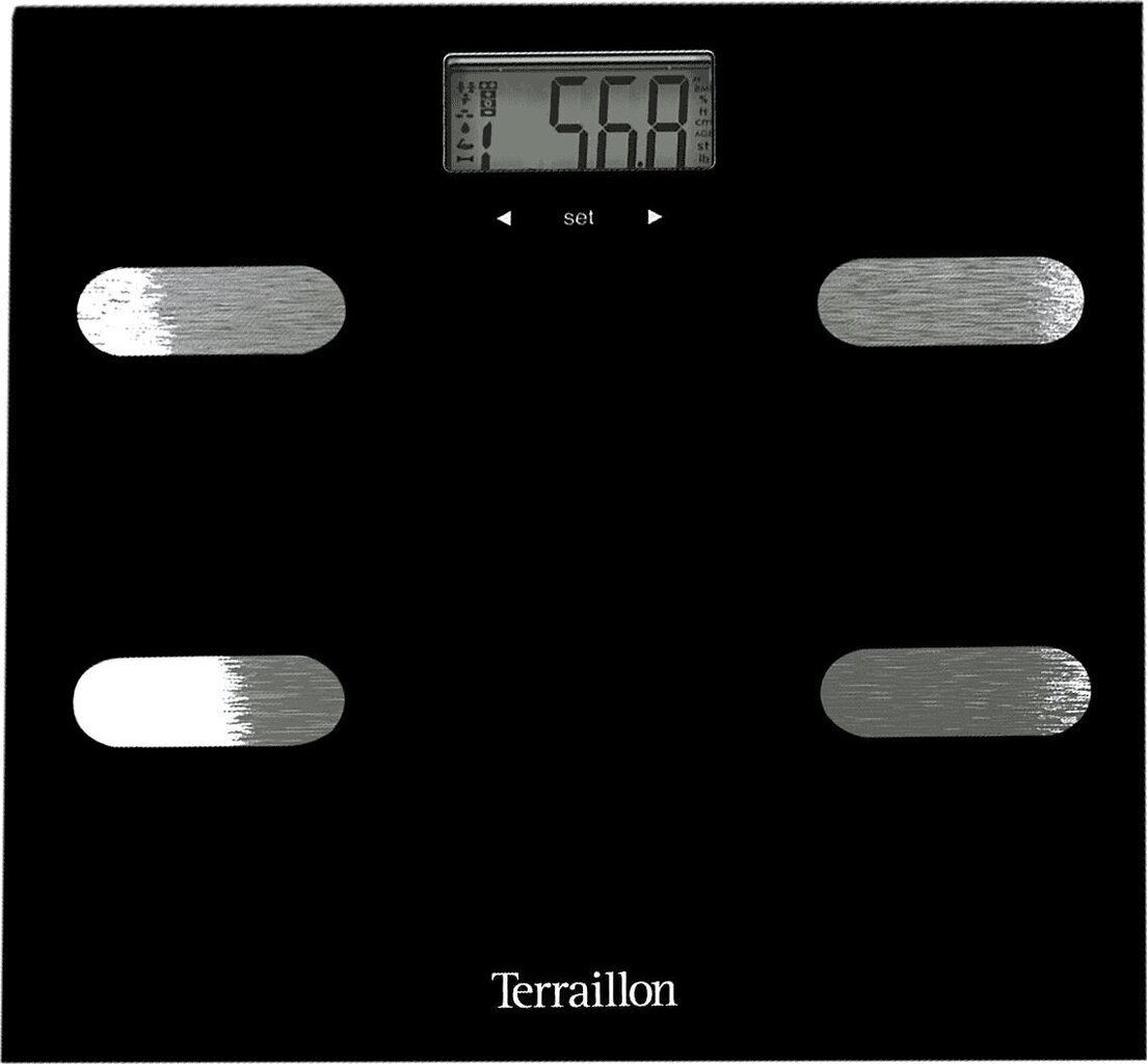 Terraillon Fitness Black hinta ja tiedot | Vaa'at | hobbyhall.fi