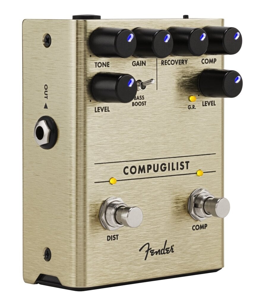 Kitaraefektipedaali Fender Compugil (Compressor/Distortion) hinta ja tiedot | Soittimien lisätarvikkeet | hobbyhall.fi