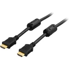Deltaco HDMI-1010, HDMI, 1 metriä hinta ja tiedot | Kaapelit ja adapterit | hobbyhall.fi