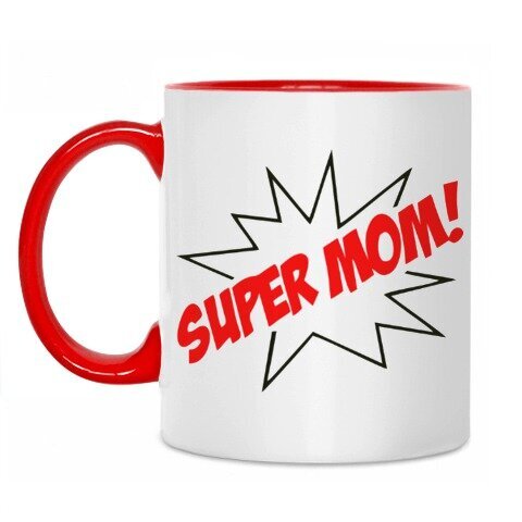 Kuppi “Super Mom” hinta ja tiedot | Hauskat mukit | hobbyhall.fi