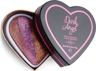 Heleyttävä tuote I Heart Revolution Triple Baked Highlighter Dark Angel, 10g hinta ja tiedot | Aurinkopuuterit ja poskipunat | hobbyhall.fi