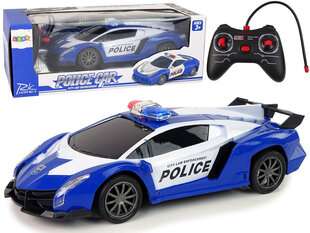 Kauko-ohjattava poliisiauto Lean Toys R/C hinta ja tiedot | Lean Toys Lelut | hobbyhall.fi