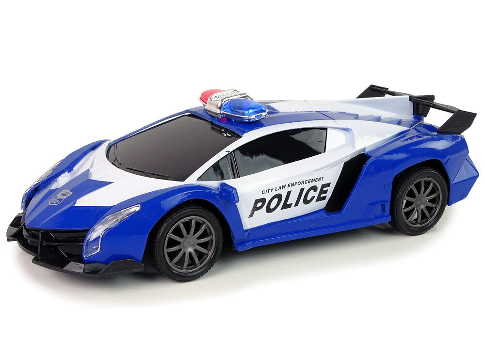 Kauko-ohjattava poliisiauto Lean Toys R/C hinta ja tiedot | Poikien lelut | hobbyhall.fi