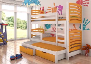 Soria, oranssin/valkoisen värinen kerrossänky hinta ja tiedot | ADRK Furniture Lastenhuoneen kalusteet | hobbyhall.fi