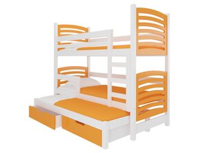 Soria, oranssin/valkoisen värinen kerrossänky hinta ja tiedot | Lastensängyt | hobbyhall.fi