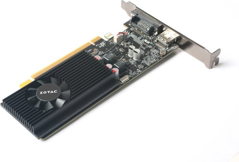 Zotac GeForce GT 1030 LP 2 Gt GDDR5 (64 bit), DVI-D, HDMI, BOX (ZT-P10300A-10L) hinta ja tiedot | Näytönohjaimet | hobbyhall.fi