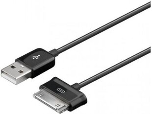 Kaapeli Techly USB 2.0A 30 pin Samsung Galaxy Tab, 1,2 m, valkoinen hinta ja tiedot | Techly Puhelimet, älylaitteet ja kamerat | hobbyhall.fi
