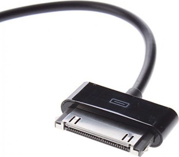 Kaapeli Techly USB 2.0A 30 pin Samsung Galaxy Tab, 1,2 m, valkoinen hinta ja tiedot | Puhelinkaapelit | hobbyhall.fi