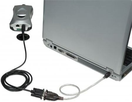 Kaapelisovitin Manhattan USB - RS232/COM/DB9 M/M, 45cm, 45cm hinta ja tiedot | Puhelinkaapelit | hobbyhall.fi