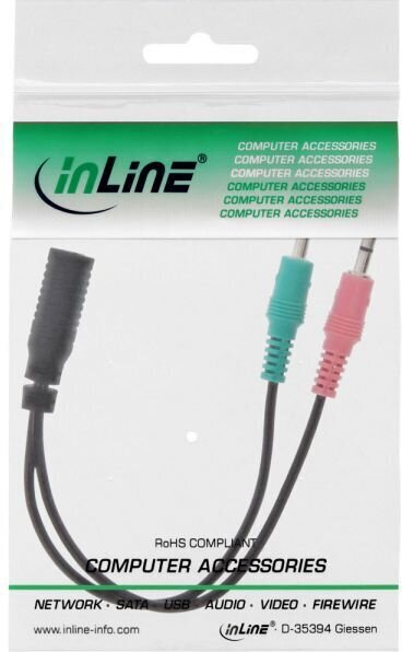 InLine 99312A hinta ja tiedot | Kaapelit ja adapterit | hobbyhall.fi