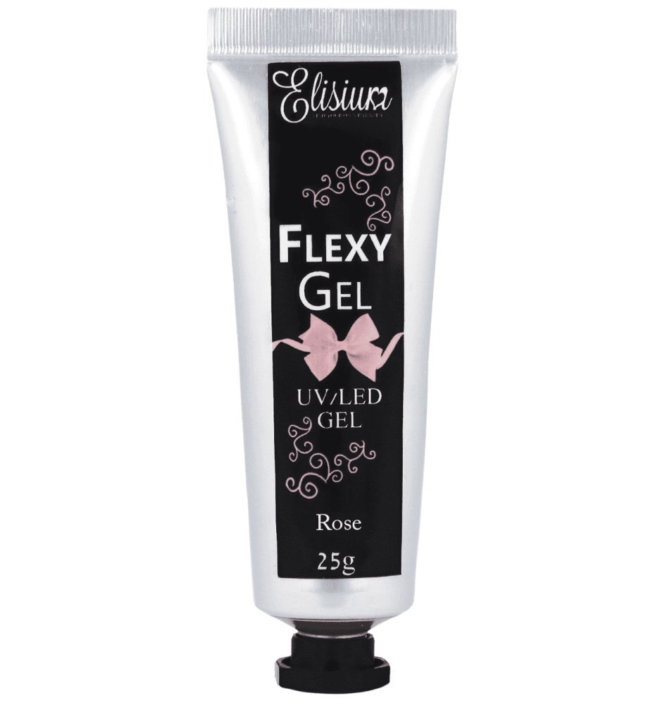 Pidentävä kynsien geeli Elisium Flexy Gel Rose 25 g hinta ja tiedot | Kynsilakat ja kynsienhoitotuotteet | hobbyhall.fi