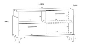 Lipasto Meblocross Hey 08, valkoinen/sininen hinta ja tiedot | Lastenhuoneen lipastot | hobbyhall.fi