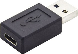 Sovitin USB USB-C - USB Czarny hinta ja tiedot | Adapterit | hobbyhall.fi
