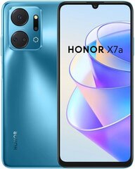 Honor X7A 4/128GB Ocean Blue 5109AMLY hinta ja tiedot | Honor Puhelimet, älylaitteet ja kamerat | hobbyhall.fi