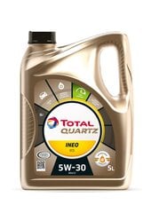 TOTAL Quartz INEO ECS 5W-30 moottoriöljy 5l hinta ja tiedot | Moottoriöljyt | hobbyhall.fi