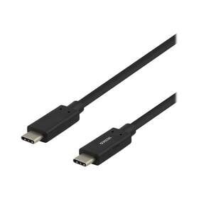 Deltaco USBC-1122M, USB C, 1 metri hinta ja tiedot | Puhelinkaapelit | hobbyhall.fi