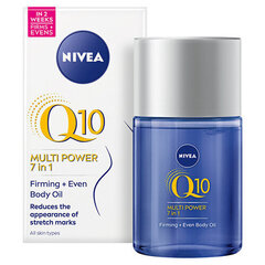 Nivea Q10 Multi Power 7in1 Firming + Even Body Oil - Firming body oil -vartaloöljy, 100 ml hinta ja tiedot | Vartalovoiteet ja -emulsiot | hobbyhall.fi