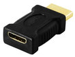 Deltaco HDMI-17, Mini HDMI, HDMI hinta ja tiedot | Adapterit | hobbyhall.fi