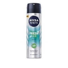 Nivea Fresh Kick -suihkedeodorantti miehelle, 150 ml hinta ja tiedot | Deodorantit | hobbyhall.fi