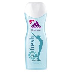 Suihkugeeli Adidas Fresh naisille 400 ml hinta ja tiedot | Suihkusaippuat ja suihkugeelit | hobbyhall.fi