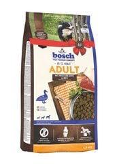 Bosch HPC ruoka aikuisille koirille ankan ja riisin kanssa 1kg hinta ja tiedot | Koiran kuivaruoka | hobbyhall.fi