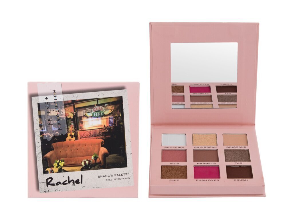 Friends X Makeup Revolution Rachel Eyeshadow Palette -luomiväripaletti, 9 g hinta ja tiedot | Silmämeikit | hobbyhall.fi