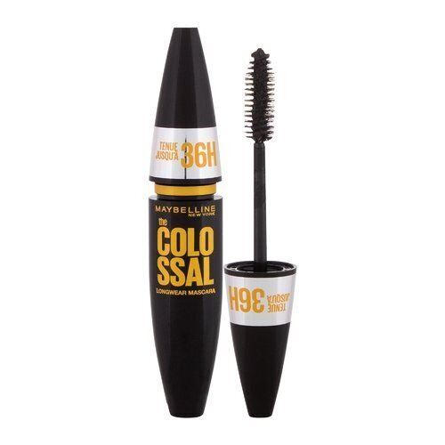 Maybelline The Colossal Up To 36 H Longwear Mascara -ripsiväri, 10 ml, 01 Musta #000000 hinta ja tiedot | Silmämeikit | hobbyhall.fi