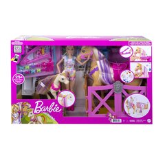 Barbie® hevosenhoitosetti GXV77 hinta ja tiedot | Tyttöjen lelut | hobbyhall.fi