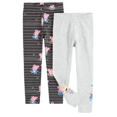 Cool Club Pipsa Possu leggingsit, 2 kpl, LCG2510444-00. hinta ja tiedot | Tyttöjen leggingsit ja housut | hobbyhall.fi