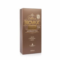 Intensiivisesti uudistava shampoo argan-, makadamia- ja kookosöljyllä BIOVAX, 200 ml hinta ja tiedot | Shampoot | hobbyhall.fi